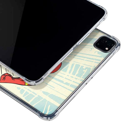 DC Comics The Flash Classic Art Sprint Pose iPad Pro 12.9in (2020) Clear Case